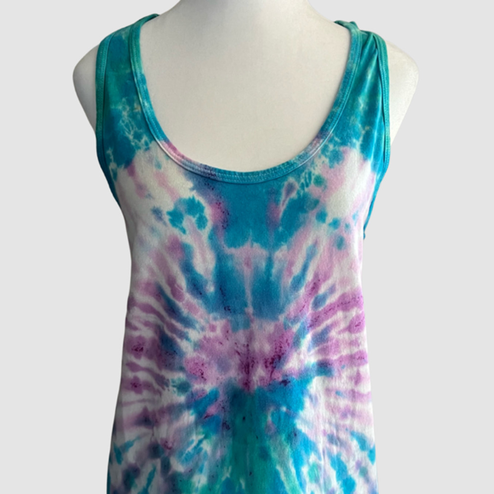 Tomcat Tie Dye Creations Women's Tank Multi Color, NWT-Size Medium - Picture 2 of 6